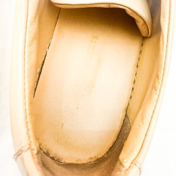 Common Projects Men's Achilles Leather Cream Low Top Sneaker Size 11.5 - Picture 3 of 6